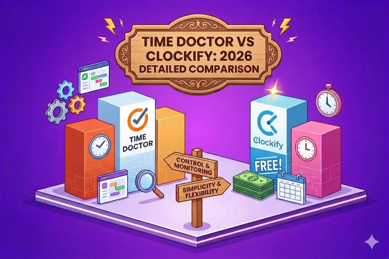 Time Doctor vs Clockify: 2026 Detailed Comparison