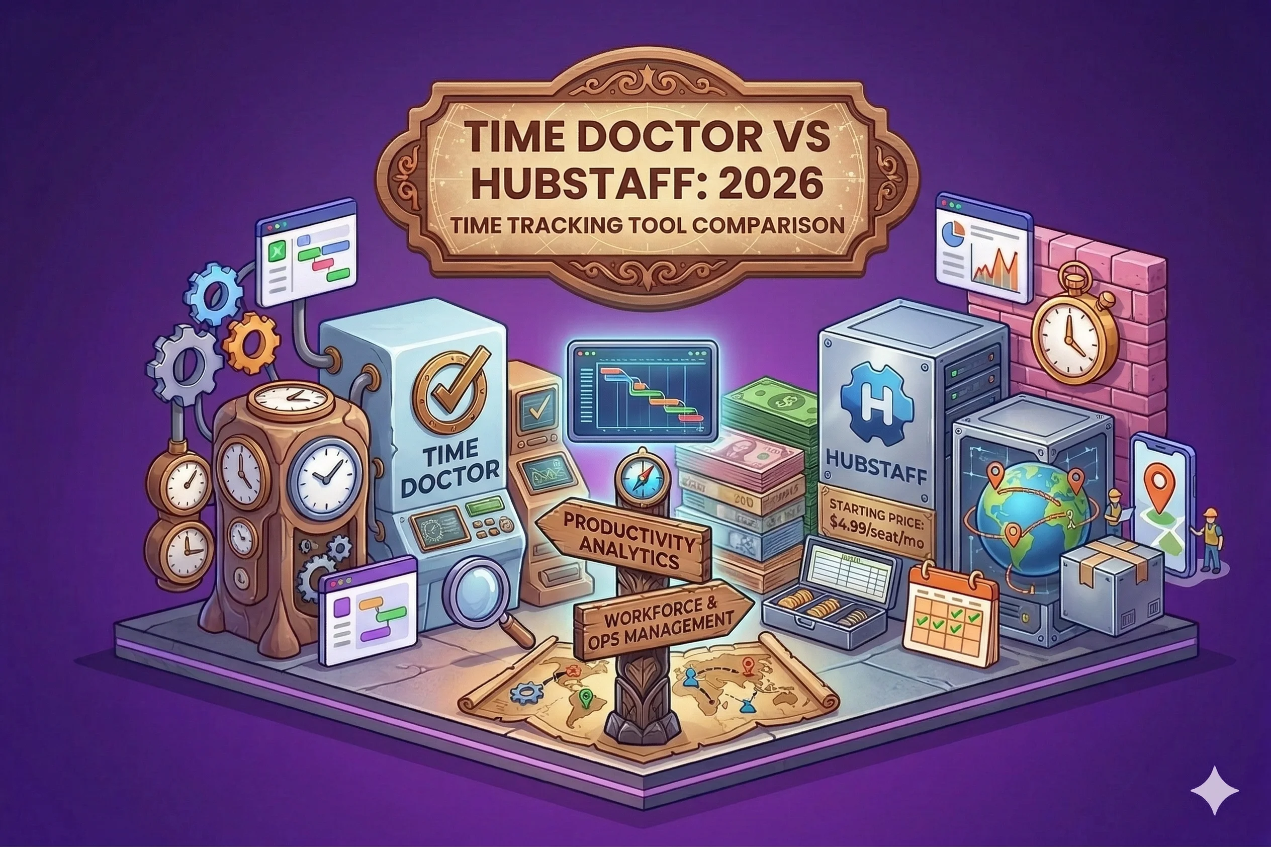 Time Doctor vs Hubstaff: 2026 Time Tracking Tool Comparison